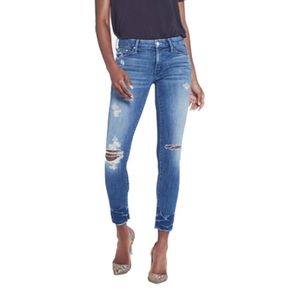 Mother Looker Ankle Fray in Naughty Intentions 26